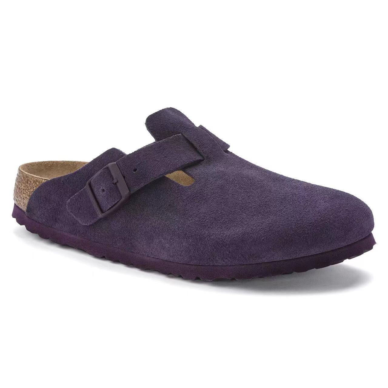 Thick Bottom Toe Cap Half Slip-on Slippers