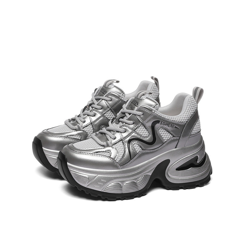 Women's High-grade Dad Thick Bottom Lightweight Mesh Casual Shoes