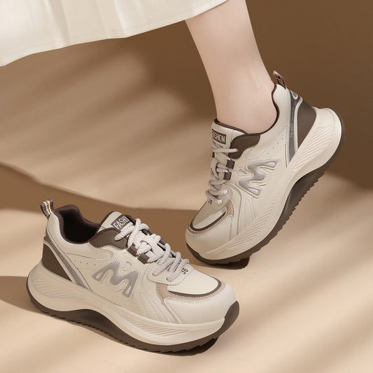 Women's Autumn Thick-soled Shock Absorbing Running Portable Women's Shoes