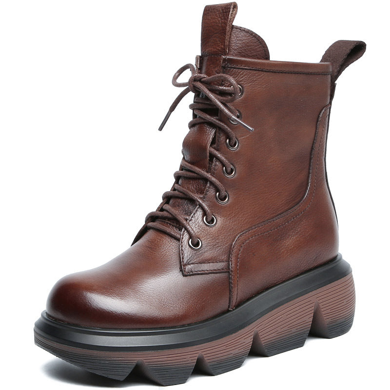 British Style Ankle Middle Tide Real Boots