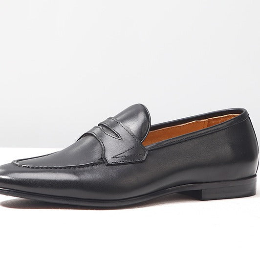 Men's Breathable One Pedal Soft Bottom Business Leather Shoes