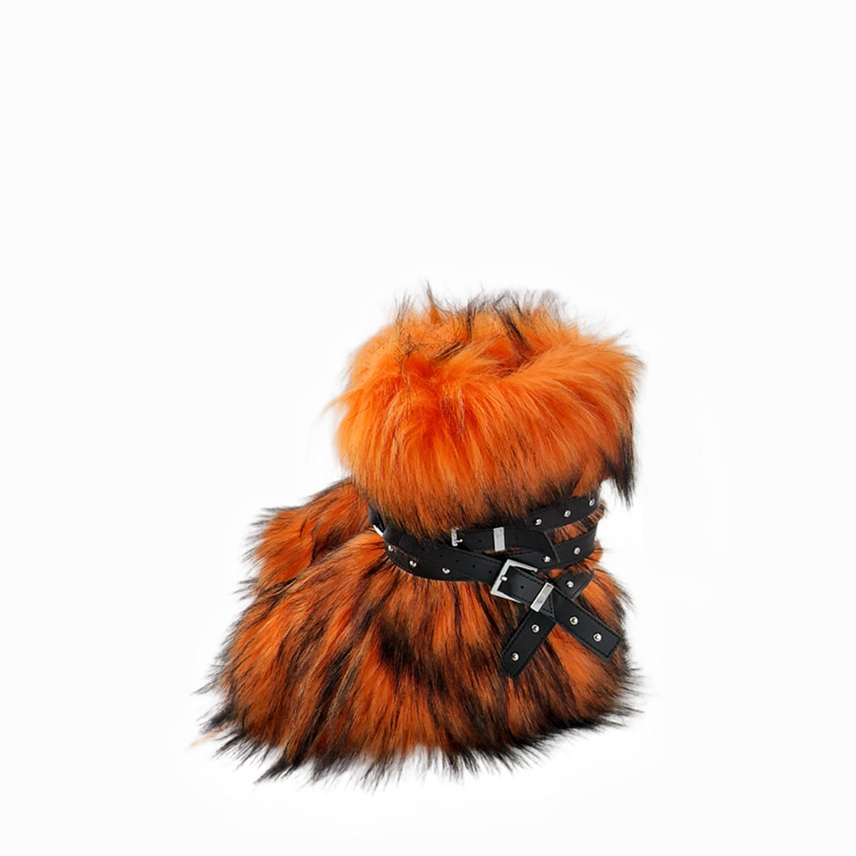 Street Hot Platform Punk Rivet Slimming Snow Boots