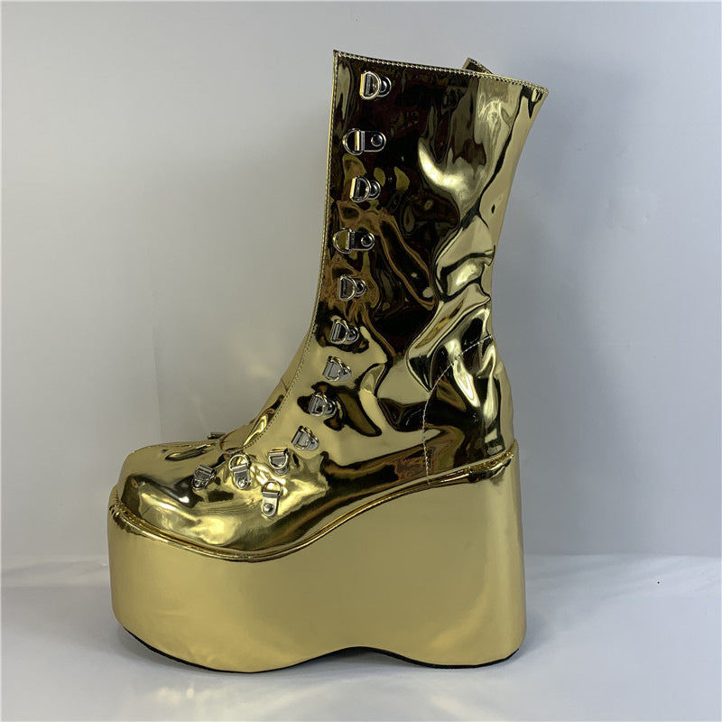 Color Round Toe Pumps Fashion Super Women's Shoes