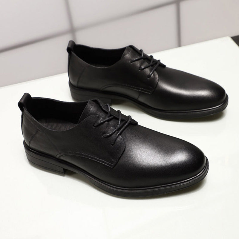 Men's Top Layer Cowhide Lace Up Authentic British Leather Shoes