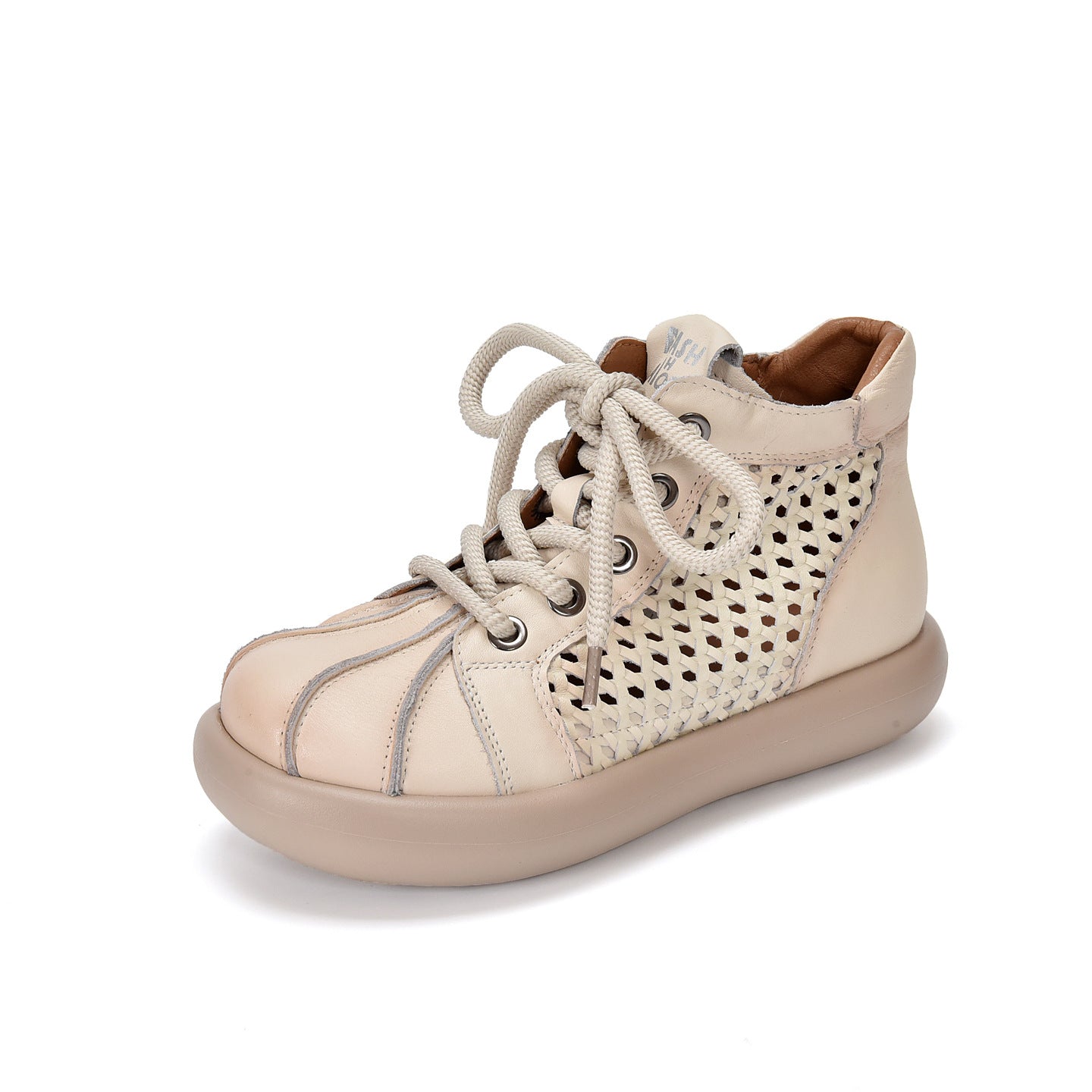 Fashion Retro Handmade Braided Short Roman Boots
