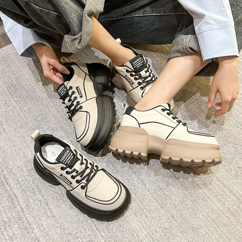 Women's Autumn Muffin Big Head Bread Height Casual Shoes