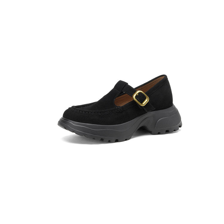 Women's Toe Shallow Mouth Mary Jane Wedge Women's Fashion Shoes
