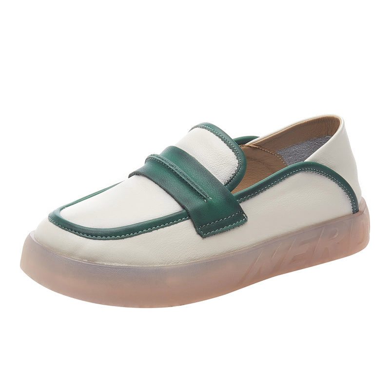Women's Pumps Round Toe Tendon Bottom One Casual Shoes