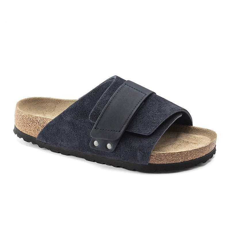 Women's & Men's Genuine Cork Sole Summer Outer Wear Slippers