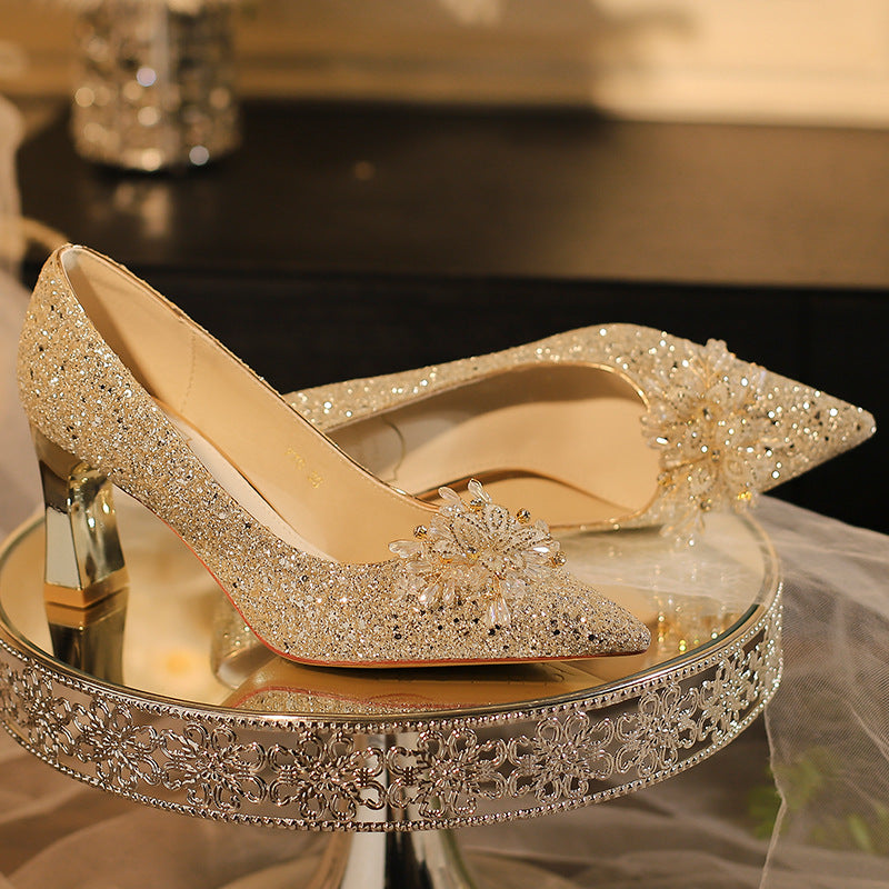 Plus Size Commuter Pointed French Stiletto Women's Shoes