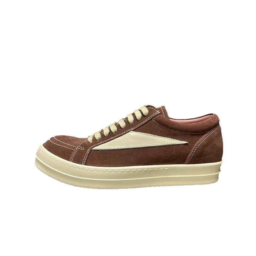 Women's & Men's Pink Suede For Veet Retro Trendy Sneakers