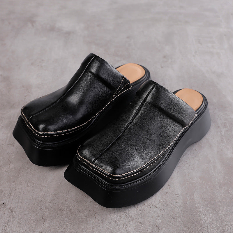 Women's Bottom Toe Cap Retro Authentic Comfortable Sandals