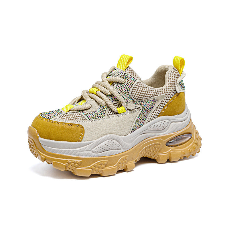 Women's Platform Retro Daddy Autumn Height Increasing Fashion Sports Hot Casual Shoes