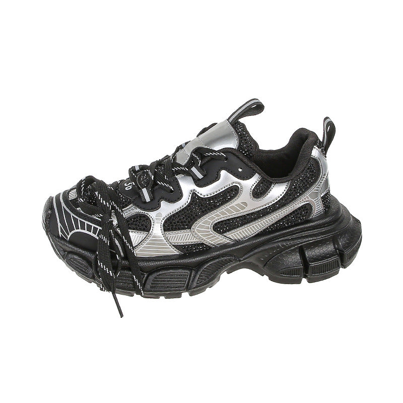 Women's Dad Autumn Thick Bottom Mesh Breathable Sneakers