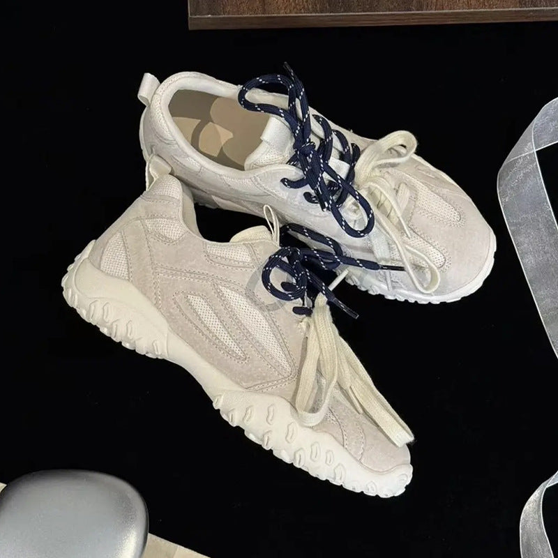 Women's Summer Mesh Breathable Thick Bottom Height Increasing Insole Casual Shoes