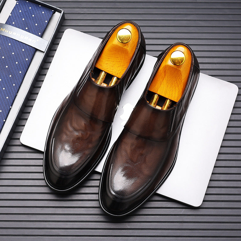 Men's Business Comfortable Breathable Slip-on Pointed Formal Casual Shoes