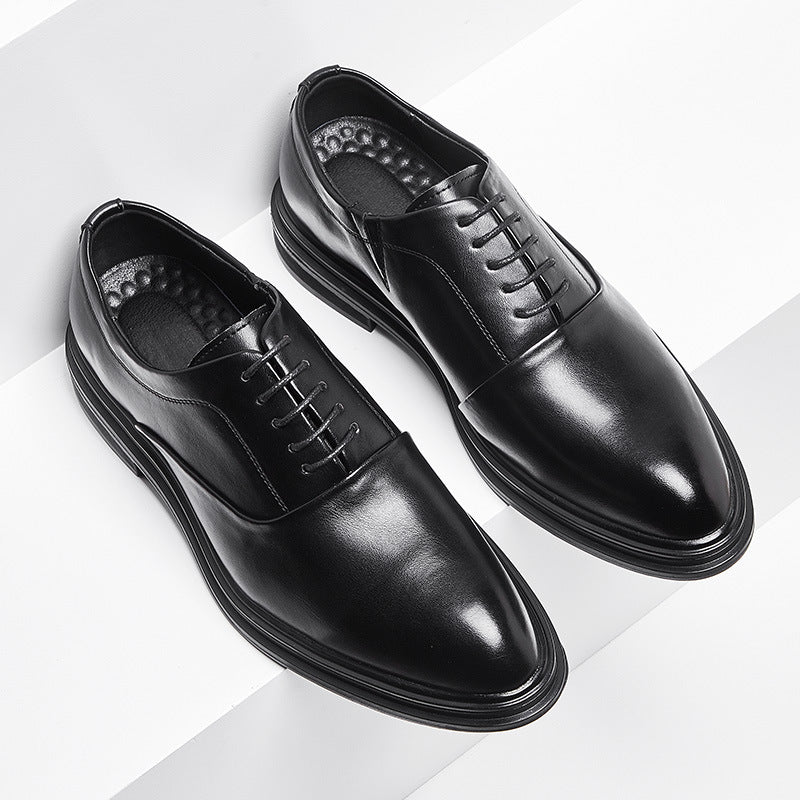 Men's Oversized Spring Widen Plus Size Trendy Leather Shoes