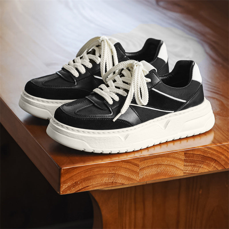 Men's Bottom Hight Increasing Summer Soft Korean Sneakers
