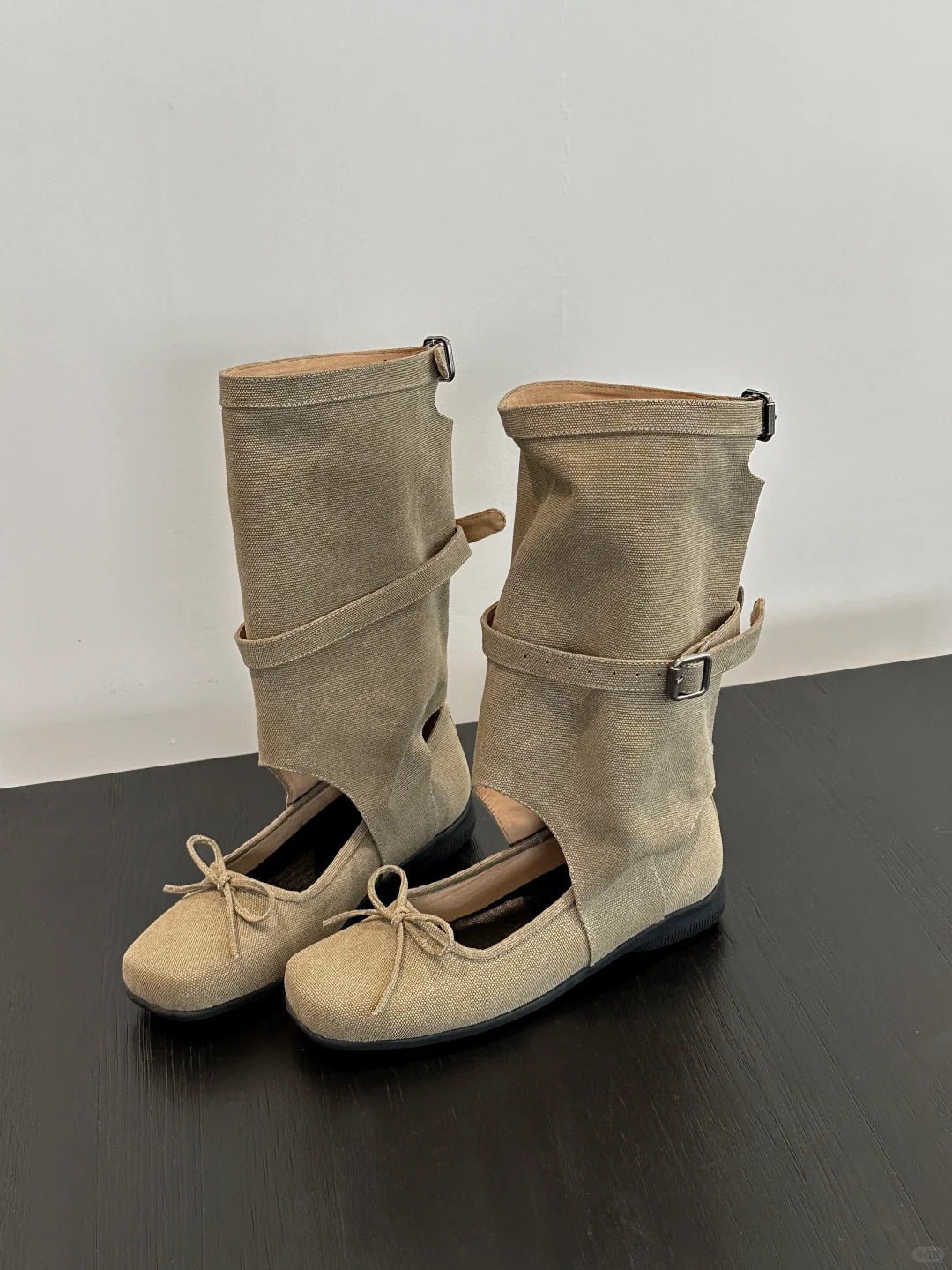 Women's Niche Fashionable Summer Bow Hollow Breathable Boots
