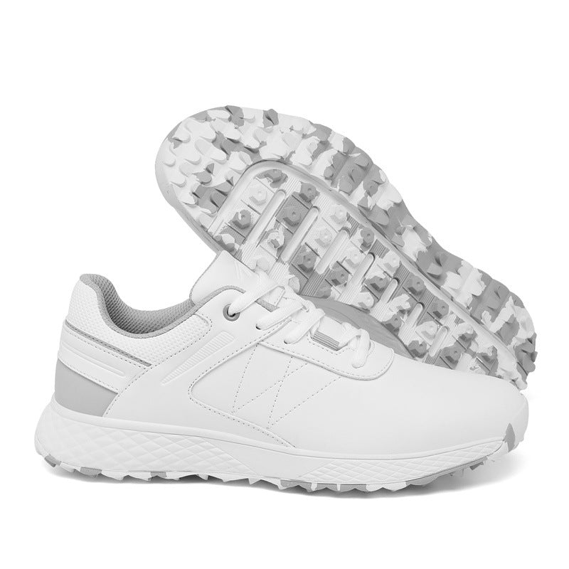 Women's & Men's Golf Couple Comfortable Waterproof Automatic Knob Sneakers