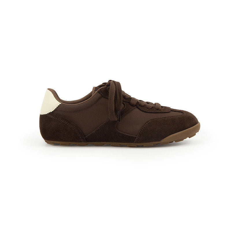 Second Hair First Layer Contrast Color Stitching Classic Toe Holder Women's Sports Shoes
