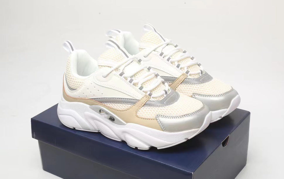 Women's & Men's Sports Leisure Platform Fashion Retro Breathable Sneakers