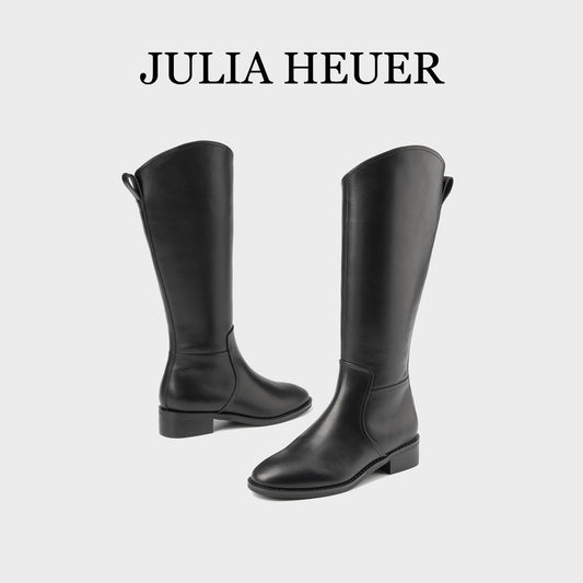 Women's Hull Winter Knight Side Zipper Chunky Boots