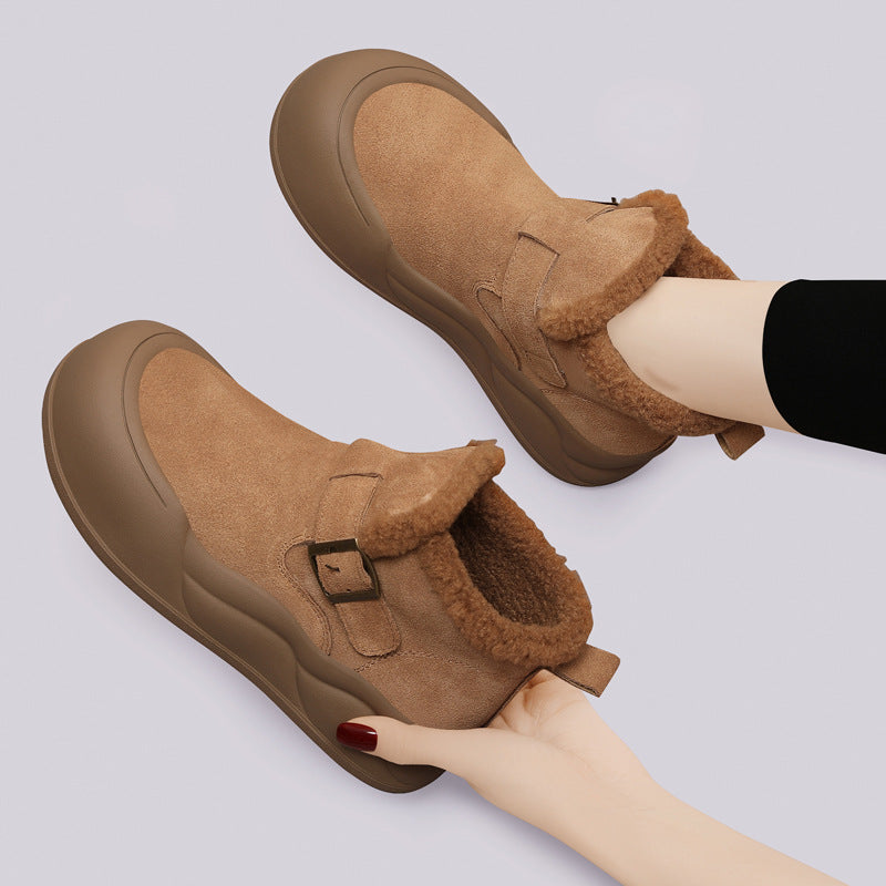 Women's Fashion Short For Plus Veet Ankle Winter Snow Boots