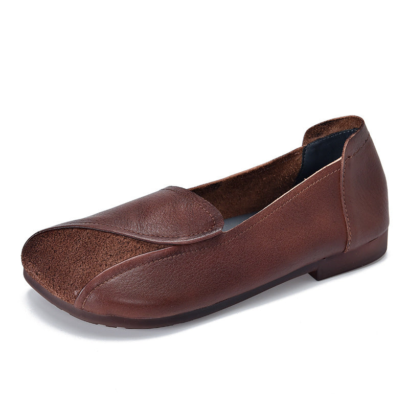 Women's Retro Mori Style Genuine Handmade Soft Bottom Women's Casual Shoes