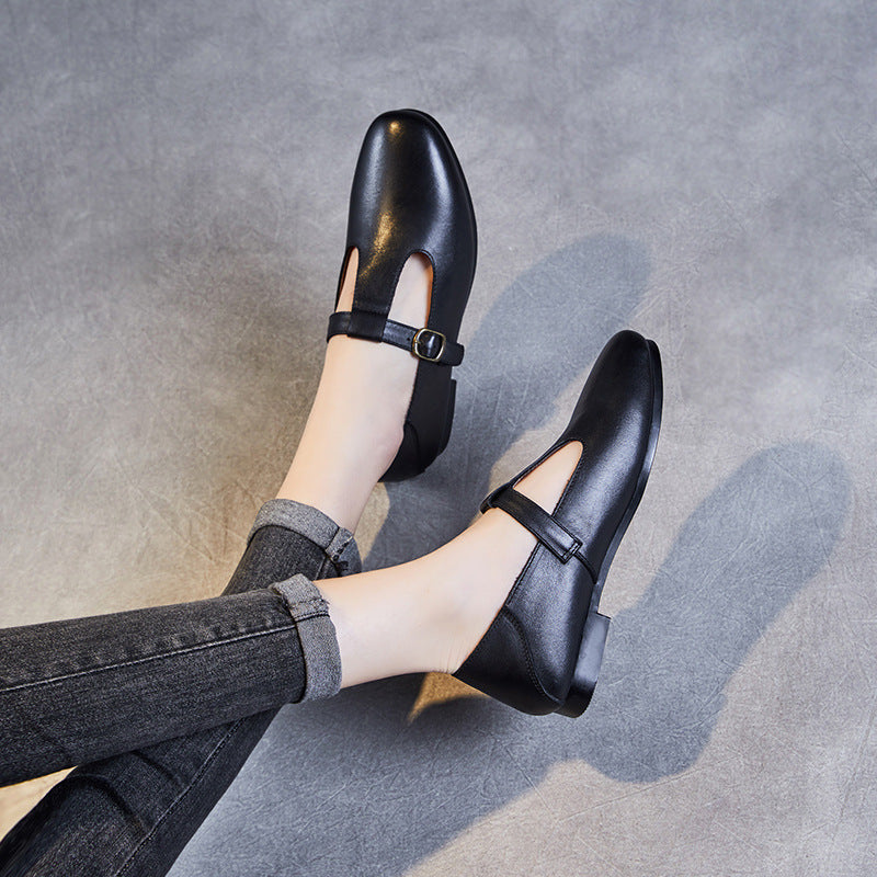 Women's French Small Spring Mary Jane Soft Bottom Women's Shoes