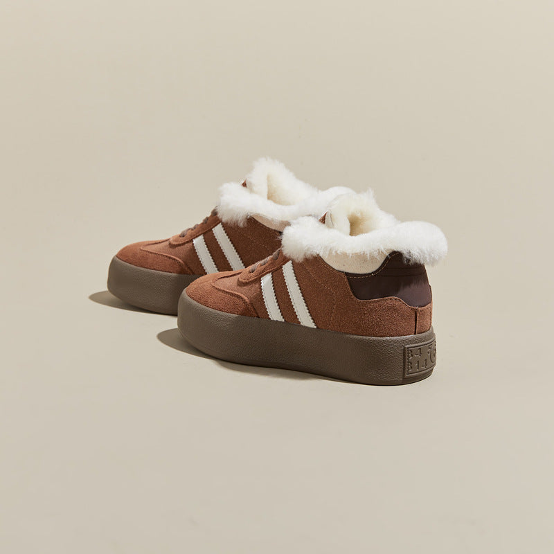 Women's For Winter Round Head Thick Bottom Snow Boots