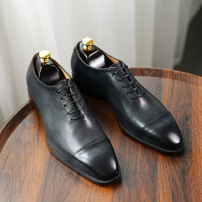 Men's Top Layer Cowhide Oxford Business Formal Leather Shoes