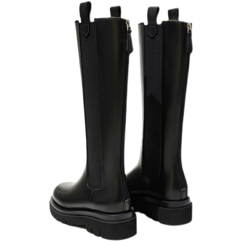 Women's Knight Below The Knee Plus Size Long Tube Boots