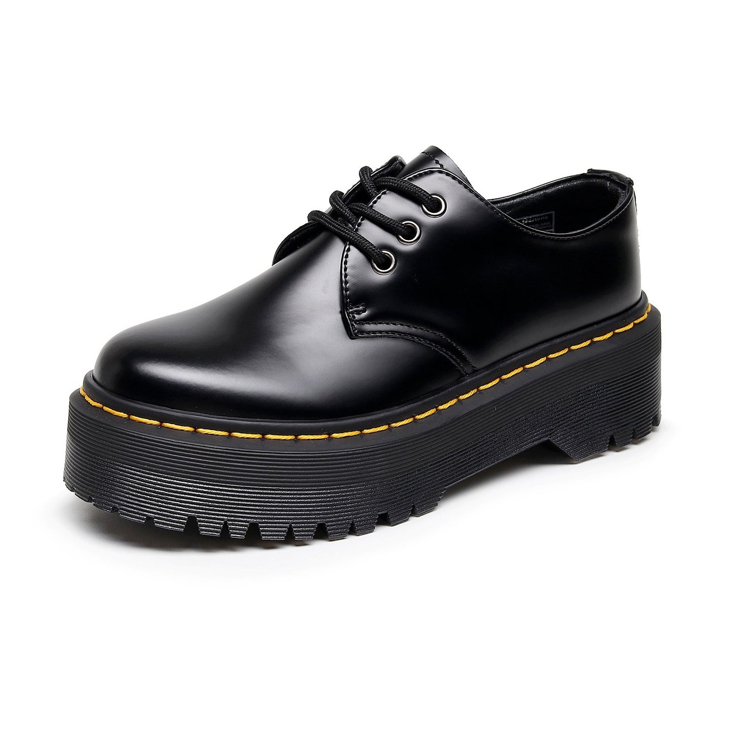 Thick-soled Martin Round Head Female Thick Bottom Casual Shoes