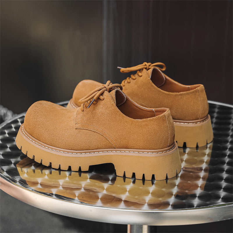 Men's Autumn Trendy Board Martin British Suede Men's Casual Leather Shoes