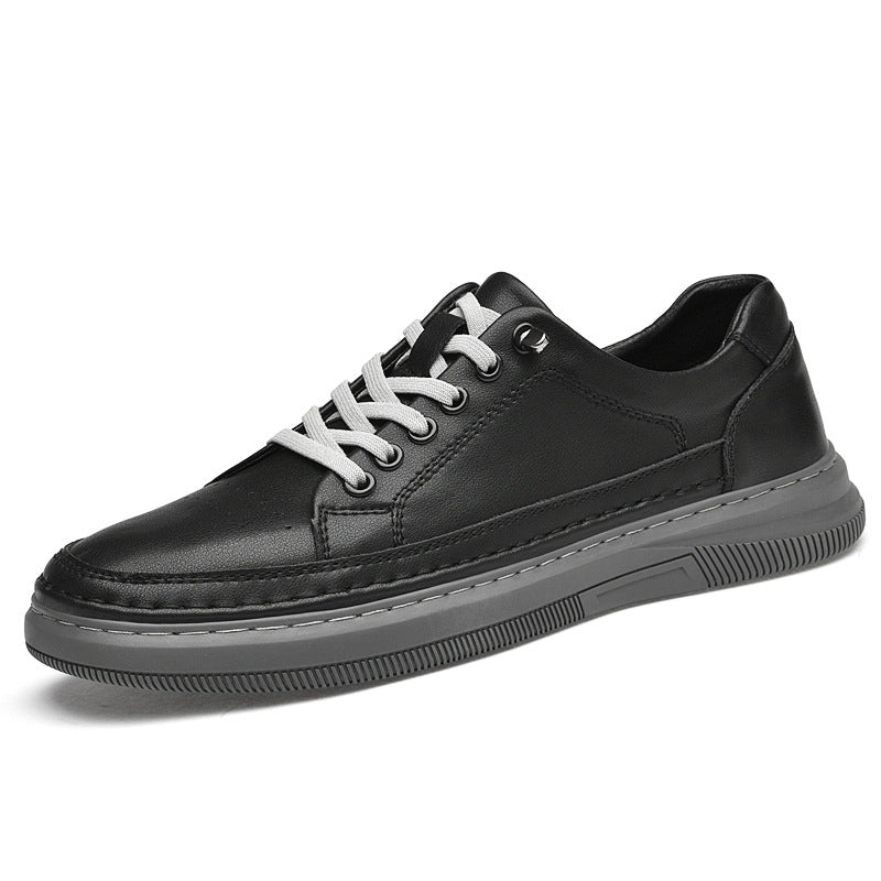 Glamorous Men's White Flat Fashionable Green Casual Shoes