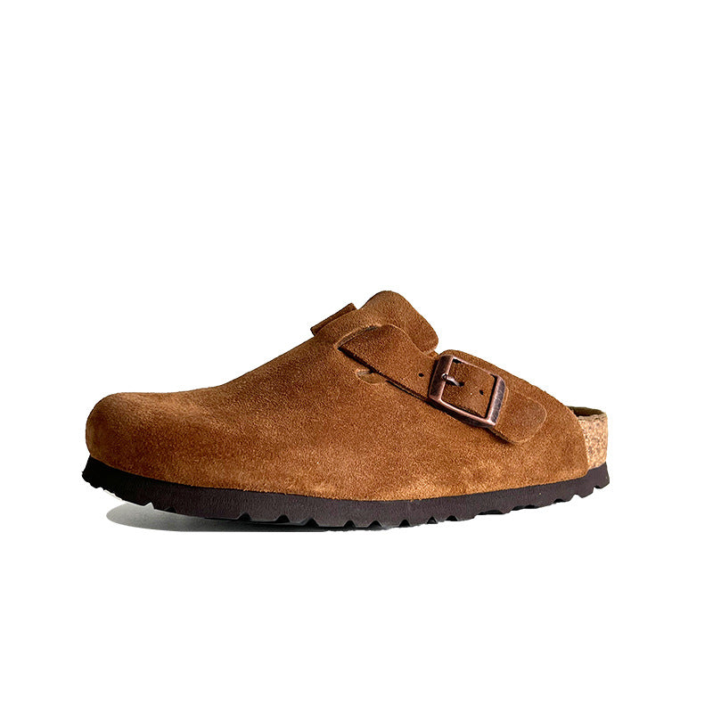 Women's Outdoor Thick Bottom Retro Closed Toe Casual Shoes