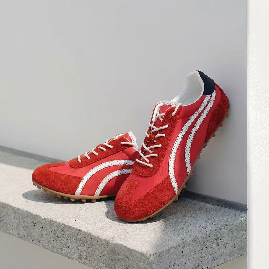 Women's Version Genuine Retro Height Increasing Insole German Sneakers