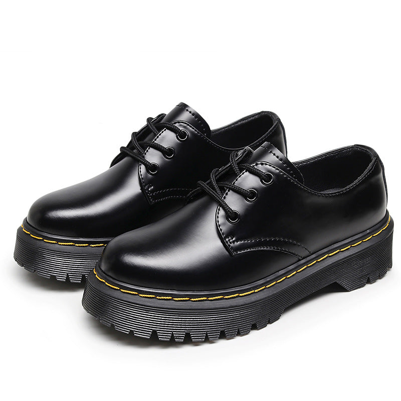 Women's Bottom Holes Martin Low-cut Genuine British Style Boots