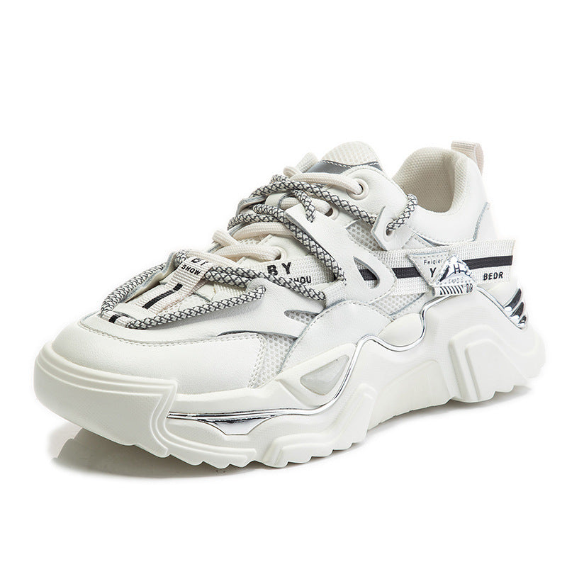 Women's Dad Spring Platform Height Increasing Runner Sneakers