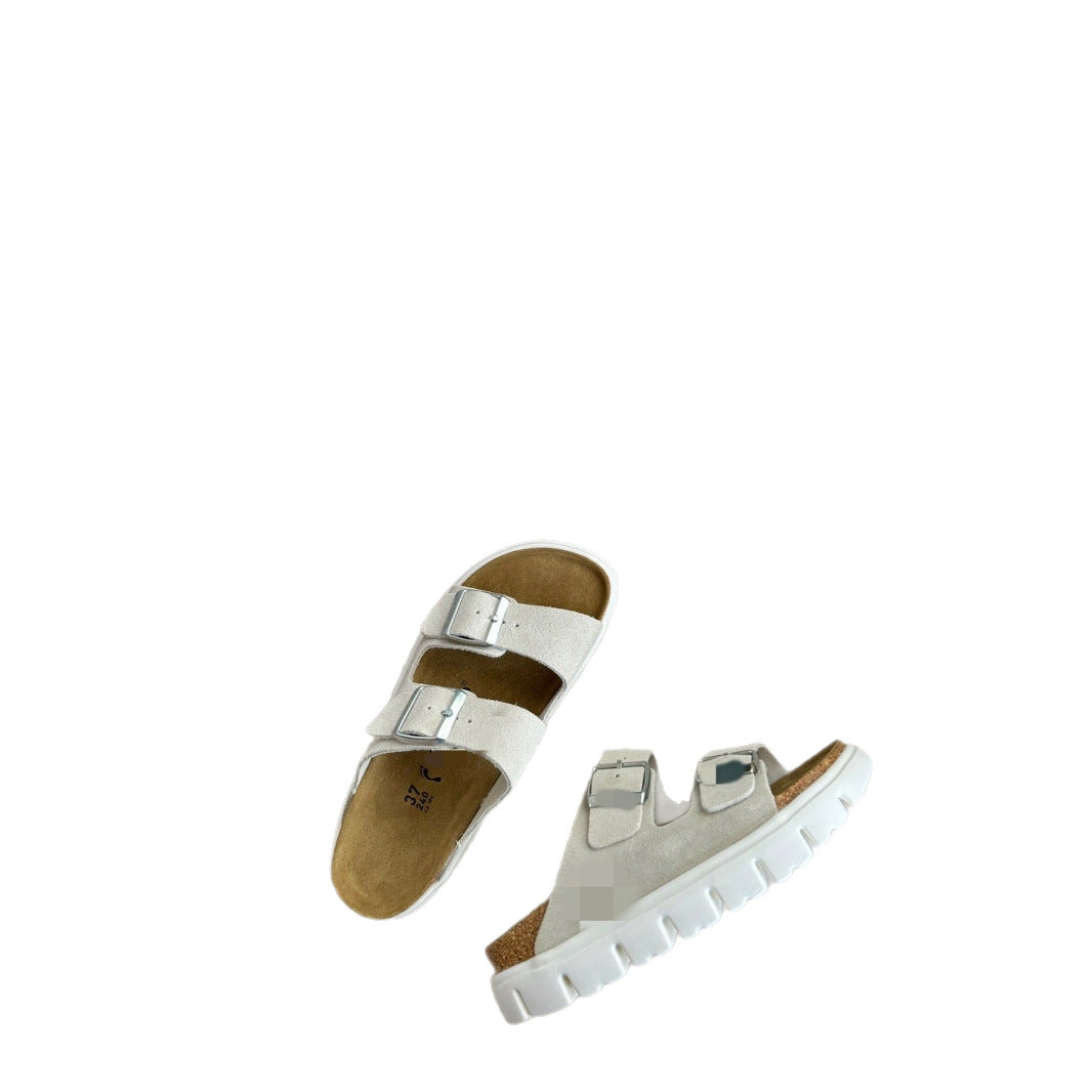 Women's Platform Summer Wear Fairy Large Size Flat Slippers