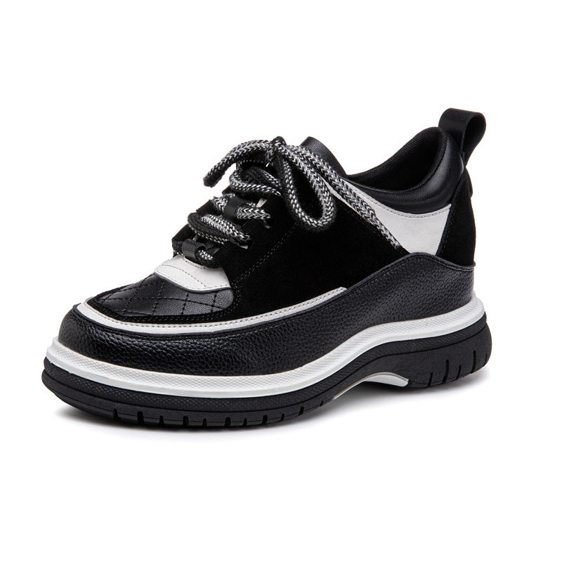 Women's High-grade Classic Style Thick Bottom Small Inner Women's Casual Shoes