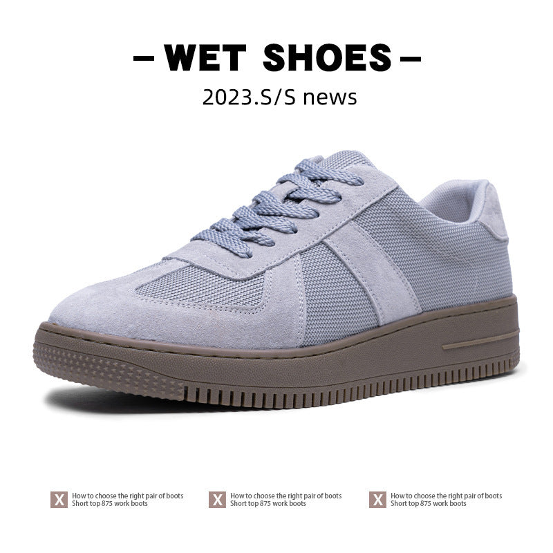 Men's Large Retro Plus Size Breathable Mesh Casual Shoes