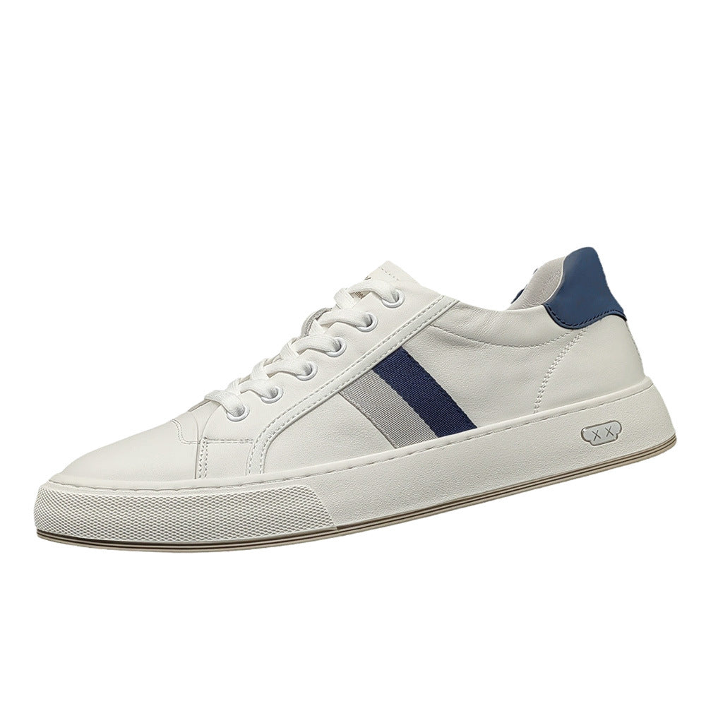 Men's Light Luxury Korean Style White Trendy Versatile Fashion Men's Board Shoes