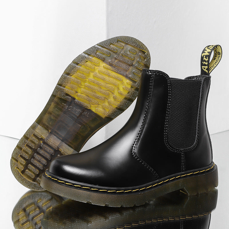 Women's & Men's Genuine Couple Martin British Ankle Plus Boots