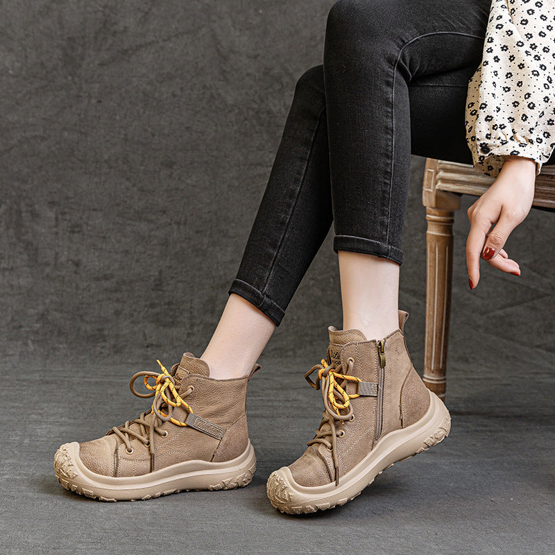 Women's Retro Handsome Martin Fried Street Tooling Boots