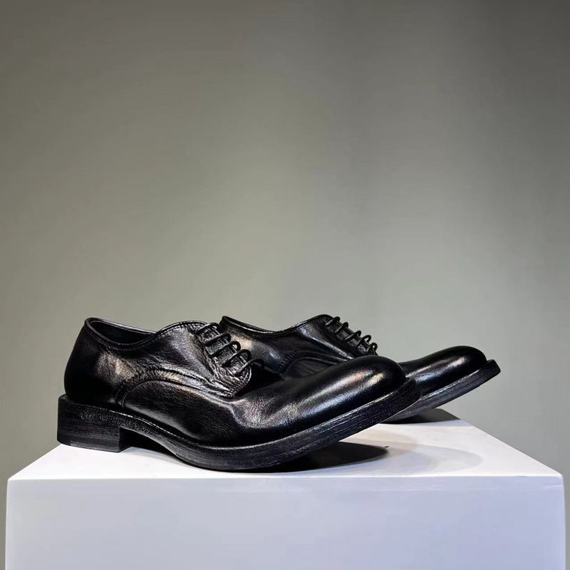 Men's Horse Washed Worn Genuine Sole Retro Leather Shoes