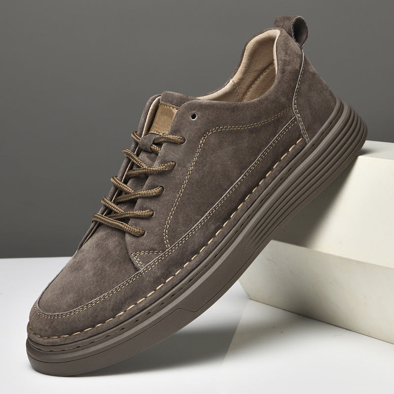 Men's Pier Layer Pigskin Fashion British Style Sneakers