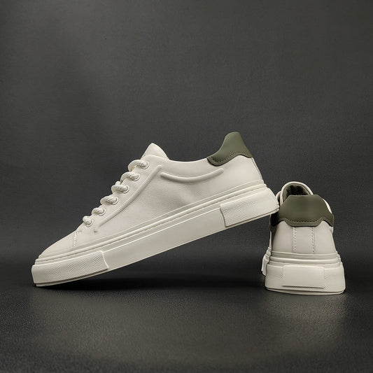 Men's Trendy Niche Autumn First Layer Cowhide Sneakers