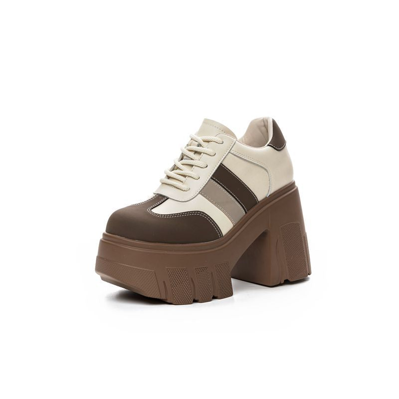 Women's Cm Small Thick Platform Height Increasing Casual Shoes